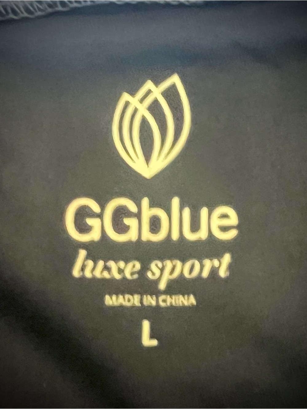 GG Blue Luxe running or athletic fringed skirt with built in shorts L - Picture 6 of 6